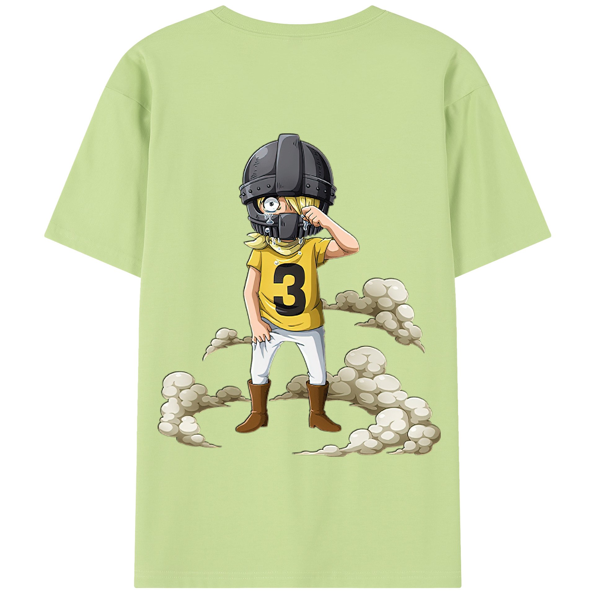 ワンピース サンジ ONE PIECE Sanji 綿100％半袖Tシャツ（背面プリント）
